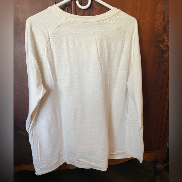 LOFT Cream with Gray Dots Tulip Hem Sweatshirt - Picture 2 of 6